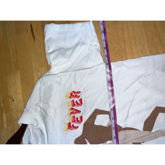 Vintage Spike Lee Shirt Jungle Fever Movie Film Newspaper Race Killer 90s Tee M - Picture 12 of 13